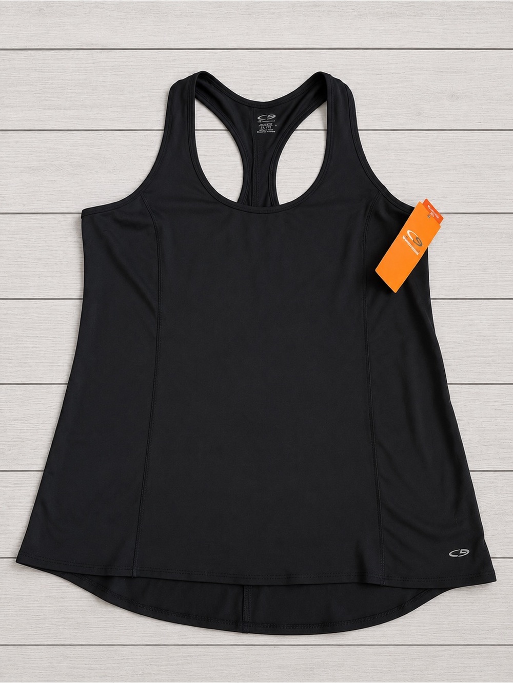 NWT C9 Champion Duo Dry Black Racerback Athletic Tank Top